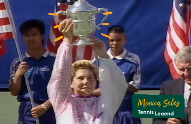 Monica Seles saat meraih Grand Slam/Foto: Instagram Monica Seles10s